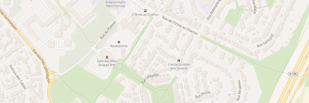 Plan du 23 Rue Gracchus Babeuf à Pontault-Combault