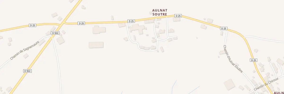 Plan du 5115 Aulnat Soubre à Bagnols