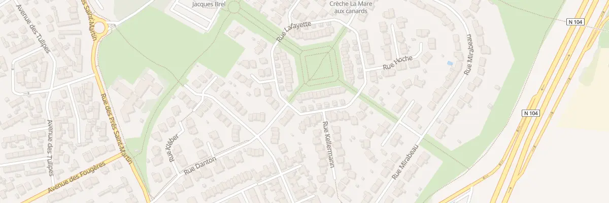 Plan du 3 Rue Lafayette à Pontault-Combault