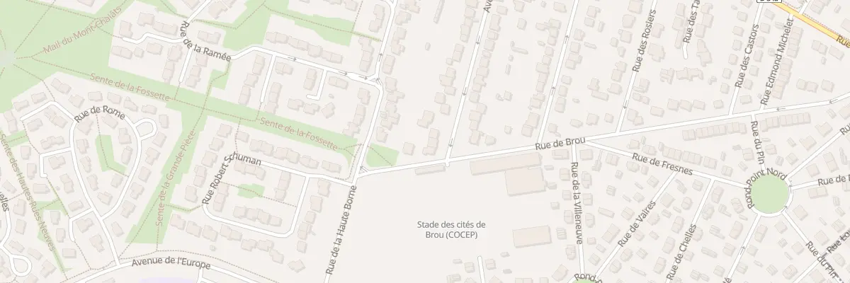 Plan du 56 Rue des Cheminots à Chelles