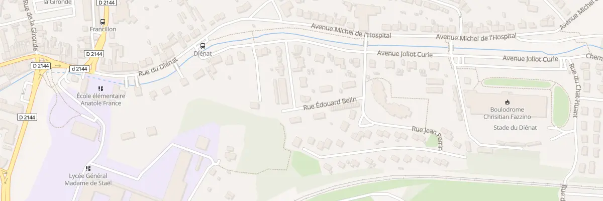 Plan du 19 Rue Edouard Belin à Montluçon