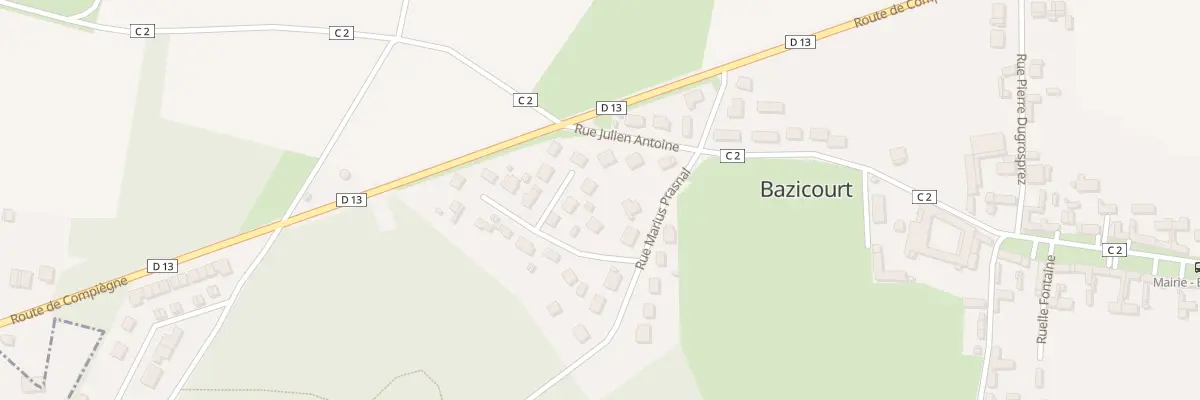 Plan du 10 Imp des Genets à Bazicourt