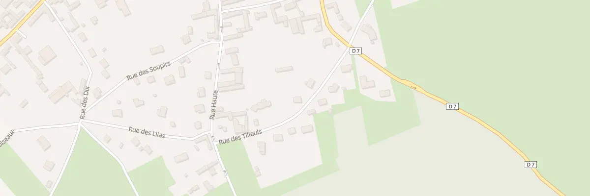 Plan du 6 Rue des Tilleuls à Wanquetin