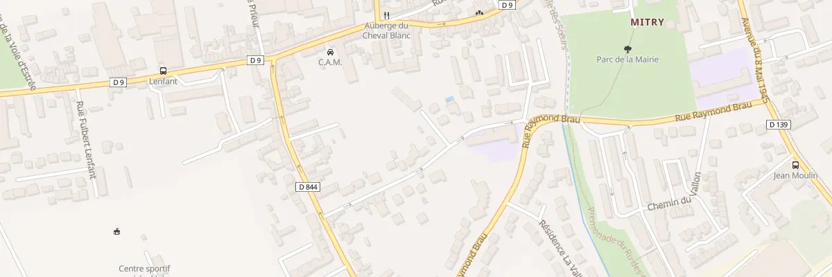 Plan du 11 Rue du Peintre Lesueur à Mitry-Mory