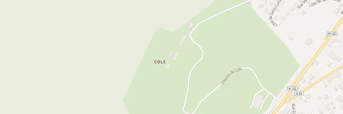 Plan du 6285 Cols à Vic-sur-Cère