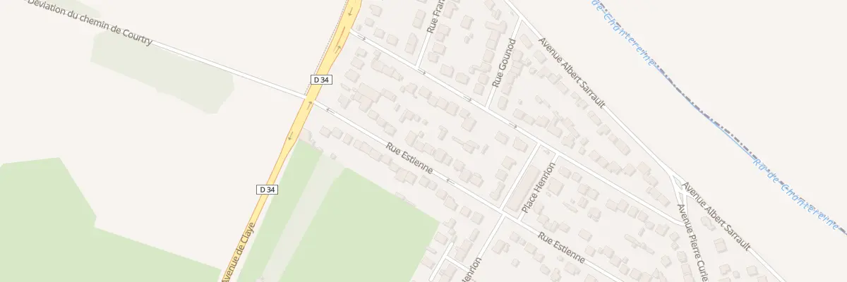 Plan du 48 Rue Estienne à Chelles