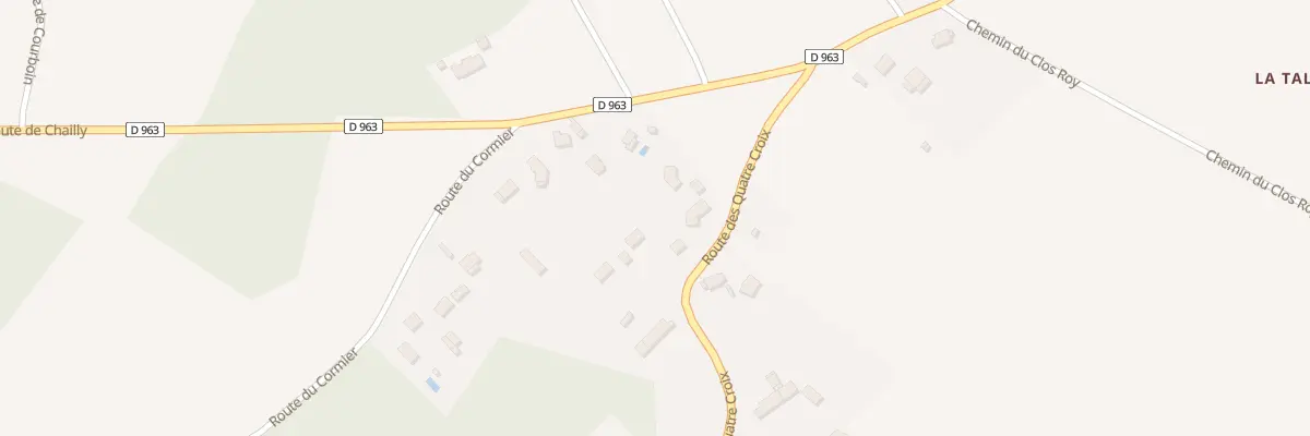 Plan du 16T Rte des Quatre Croix à Chevillon-sur-Huillard