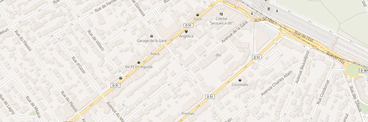 Plan du 3 Rue Madame Sans Gêne à Pontault-Combault