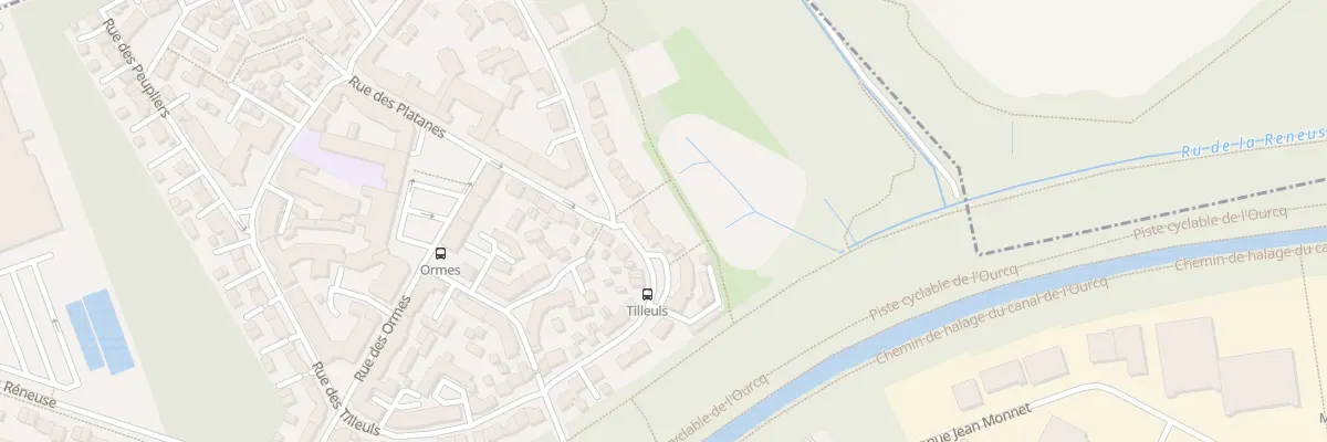 Plan du 36 Rue des Tilleuls à Villeparisis