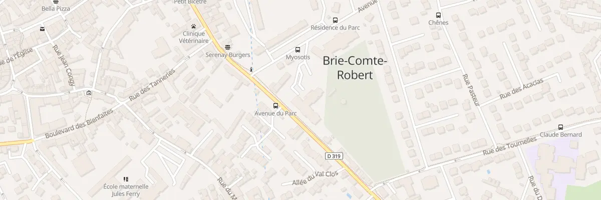 Plan du 6 Av du Parc à Brie-Comte-Robert