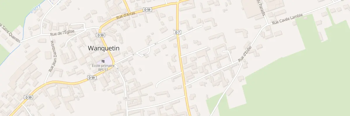 Plan du 4 Rue de la République à Wanquetin