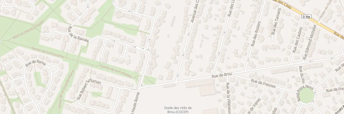 Plan du 46 Rue des Cheminots à Chelles