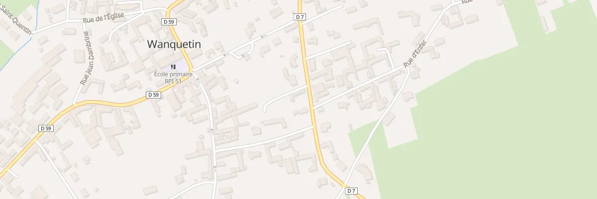 Plan du 10 Rue de la République à Wanquetin