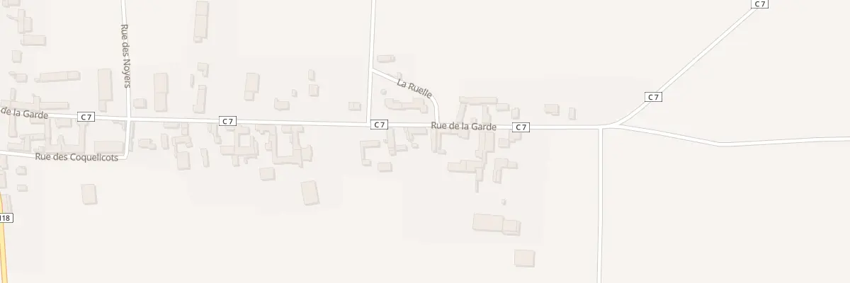 Plan du 36 Rue de la Garde à Mondreville
