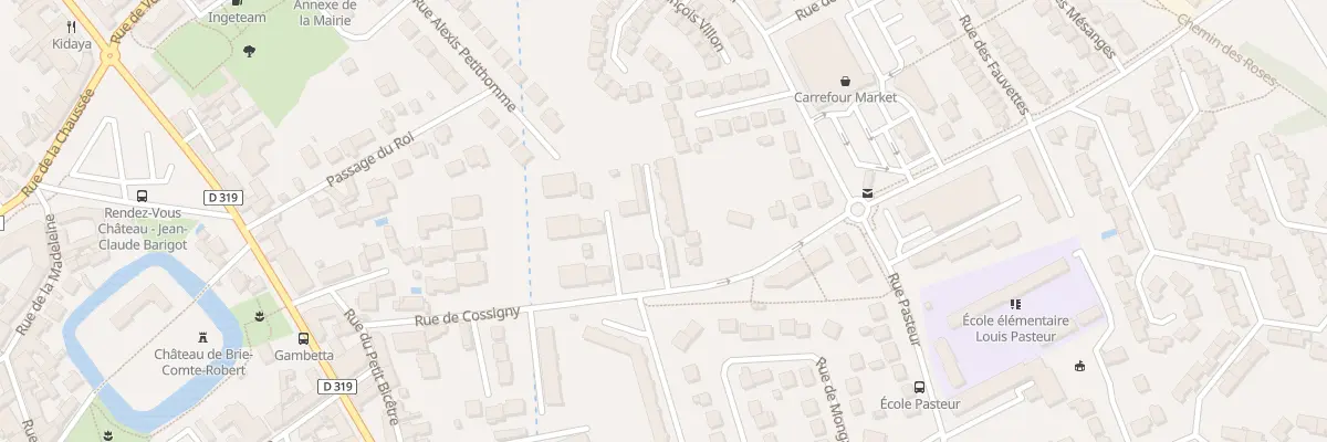 Plan du 13T Rue de Cossigny à Brie-Comte-Robert