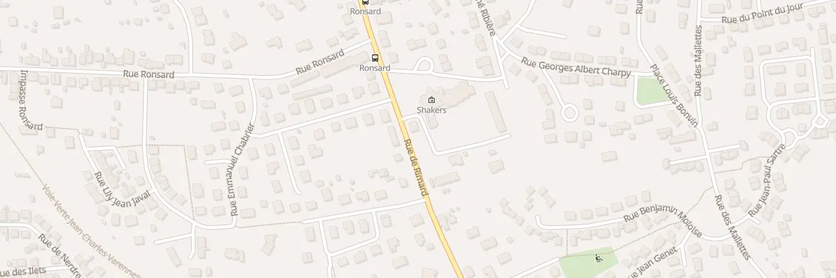 Plan du 115 Rue de Rimard à Montluçon