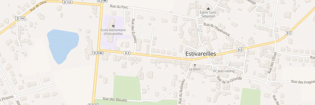 Plan du 13 Rue de la République à Estivareilles