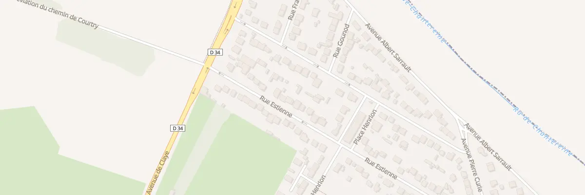 Plan du 46 Rue Estienne à Chelles