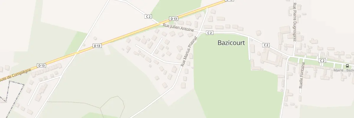 Plan du 14 Imp des Merisiers à Bazicourt