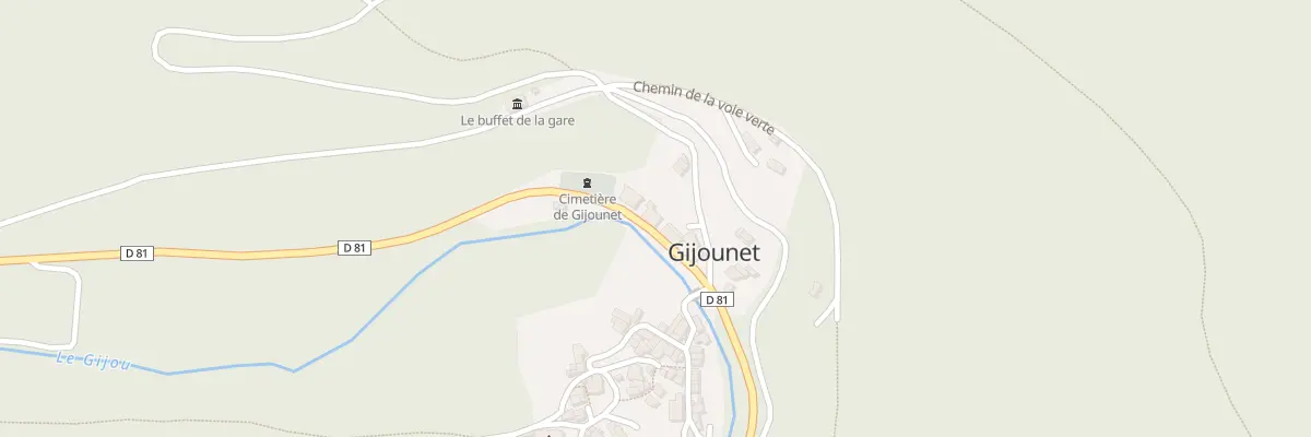 Plan du 5015 Gijounet à Gijounet