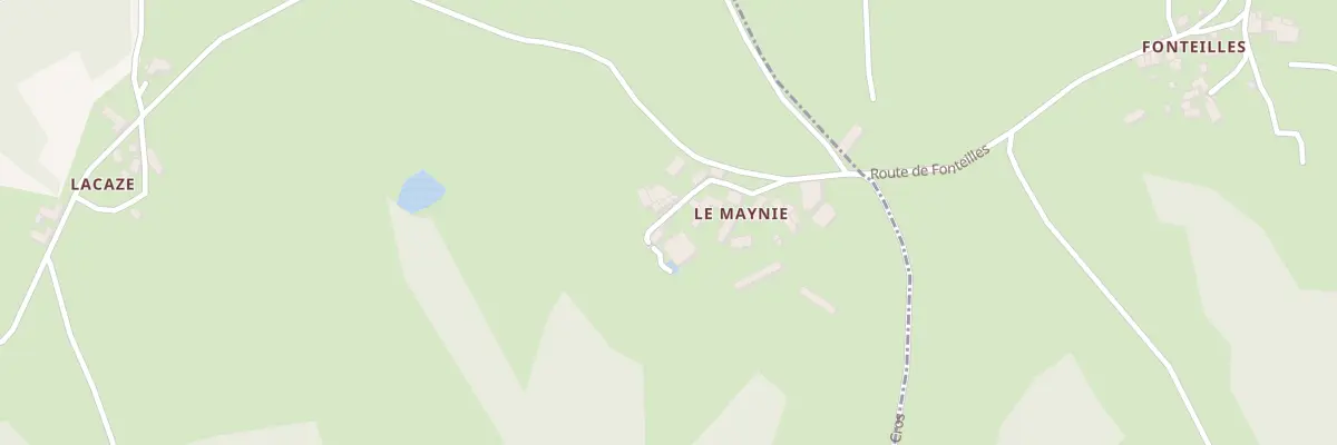 Plan du 11 Le Maynie à Campuac