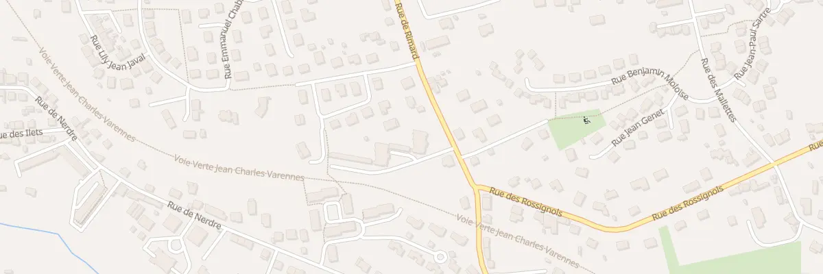 Plan du 156 Rue de Rimard à Montluçon