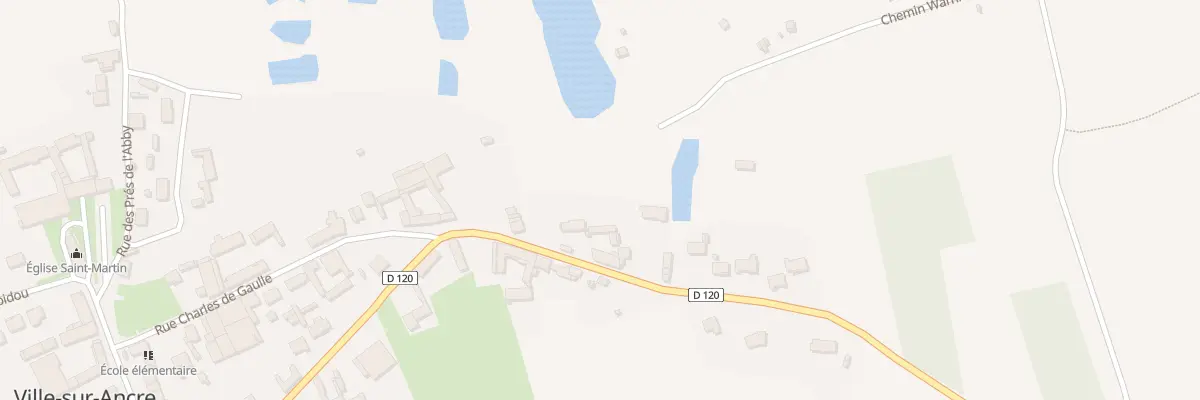 Plan du 11 Rue de Meaulte à Ville-sur-Ancre