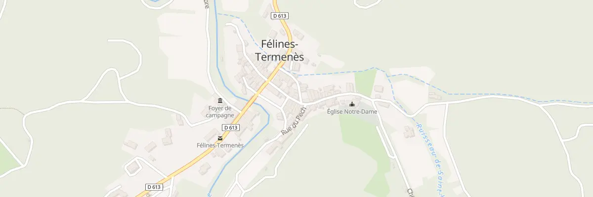 Plan du 1 Imp de Saint Jean à Félines-Termenès