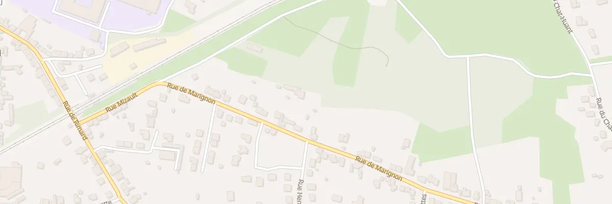 Plan du 19 Rue de Marignon à Montluçon