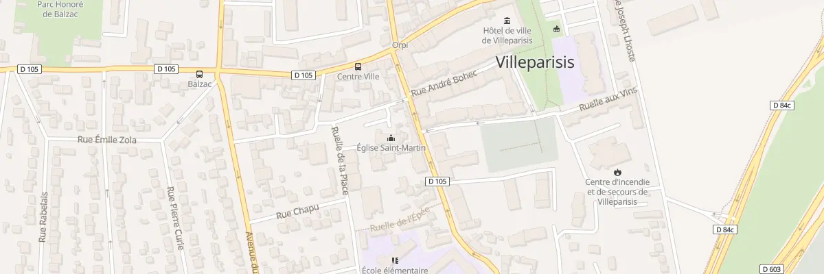Plan du 14B Rue de la République à Villeparisis