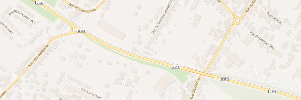 Plan du 219 Rue du Doctéur Schweitzer à Annezin