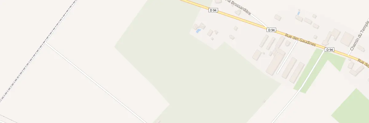 Plan du 45 Rue des Gaudines à Mignères