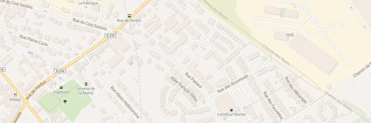 Plan du 19 Rue Pasteur à Brie-Comte-Robert