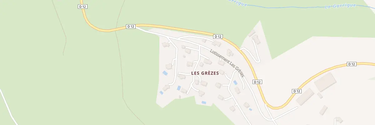 Plan du 13 Lot Les Grezes à Sainte-Radegonde