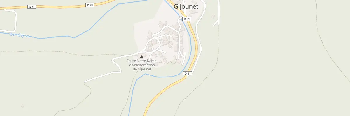 Plan du 5014 Gijounet à Gijounet