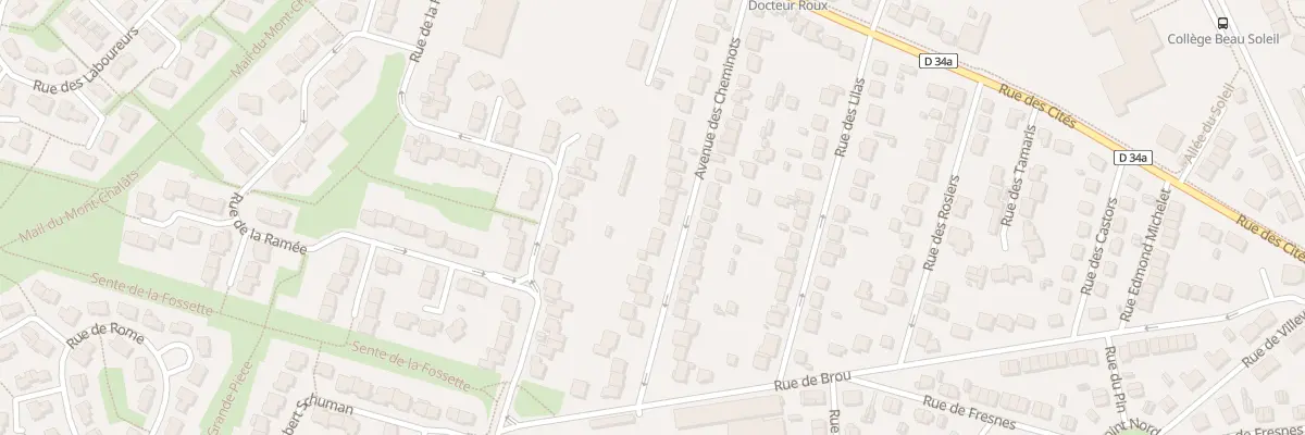 Plan du 32 Rue des Cheminots à Chelles