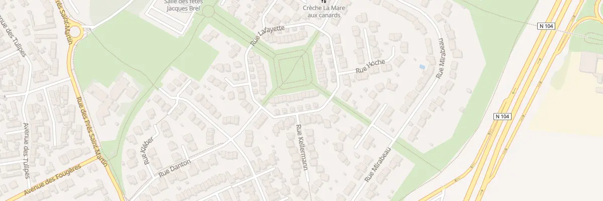 Plan du 15 Rue Lafayette à Pontault-Combault