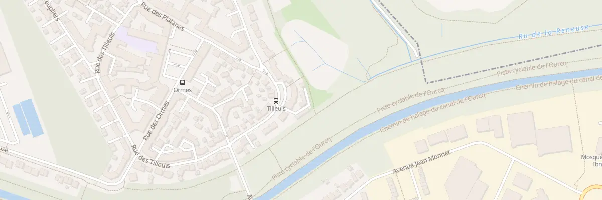 Plan du 14 Rue des Tilleuls à Villeparisis