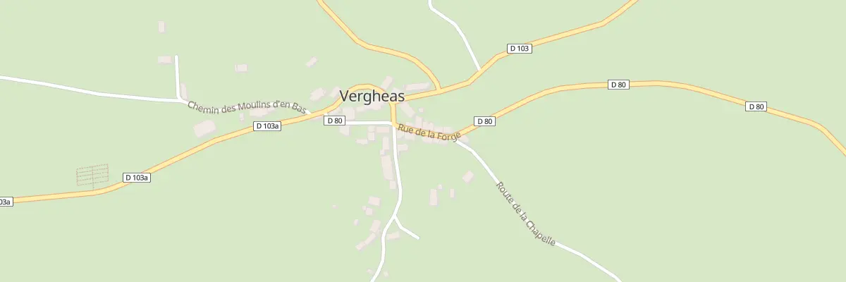 Plan du 5073 Le Bourg à Vergheas