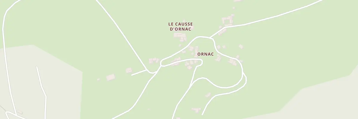 Plan du 2015 Ornac à Gijounet