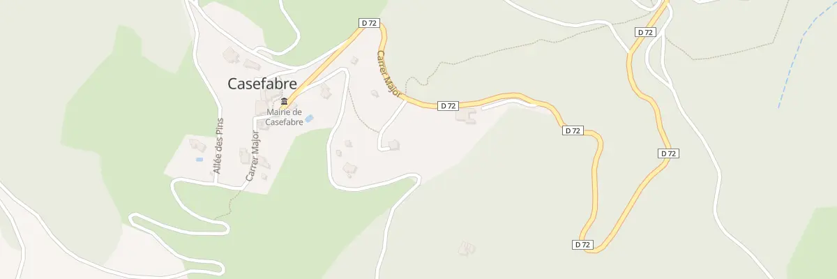 Plan du 4 Cae d’Amont à Casefabre