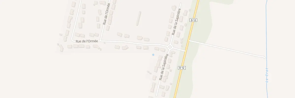 Plan du 5 Rue de l’Ormée à Brécy