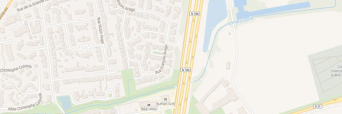 Plan du 33 Rue Francois Arago à Pontault-Combault
