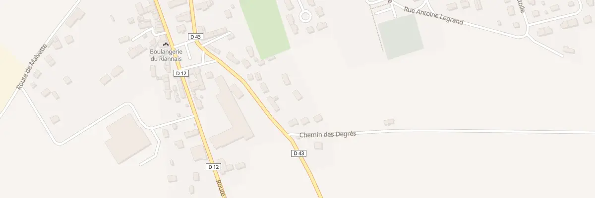 Plan du 9 Rte de Baugy à Rians