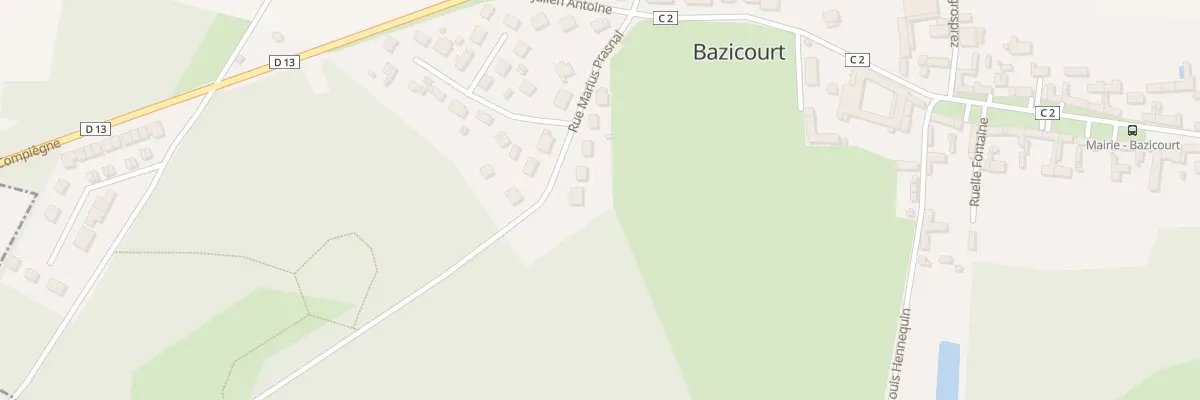 Plan du 9 Rue Marius Prasnal à Bazicourt