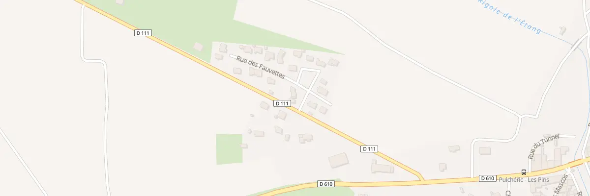 Plan du 6 Rue des Fauvettes à Puichéric