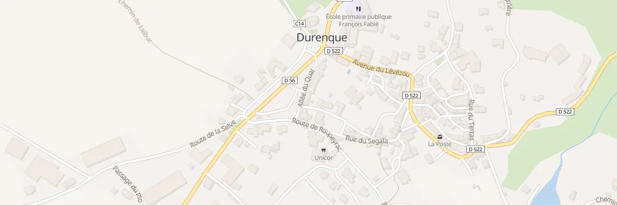 Plan du 5078 Durenque à Durenque