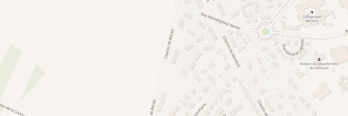 Plan du 24 Rue Claude Debussy à Gien