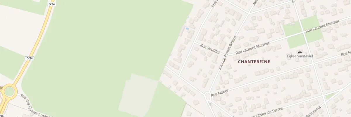 Plan du 3 Rue Ingres à Chelles