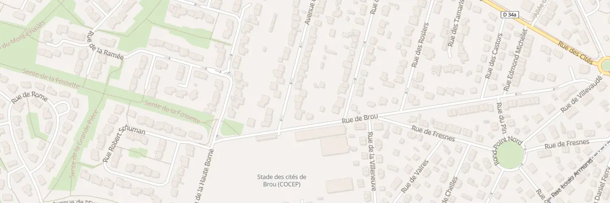 Plan du 45 Rue des Cheminots à Chelles